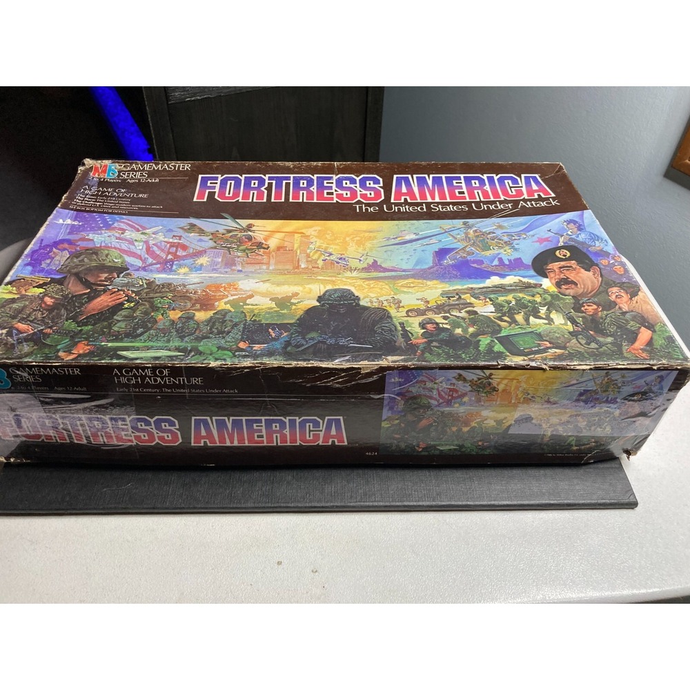 Vintage Fortress America Board Game 1986 Gamemaster Series  INCOMPLETE Warfare